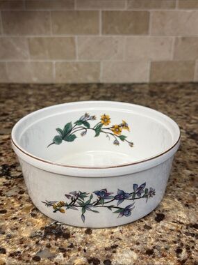 Woodhill by Citation Ceramic 6” Soufflé Round Baking Dish Microwave & Oven Safe